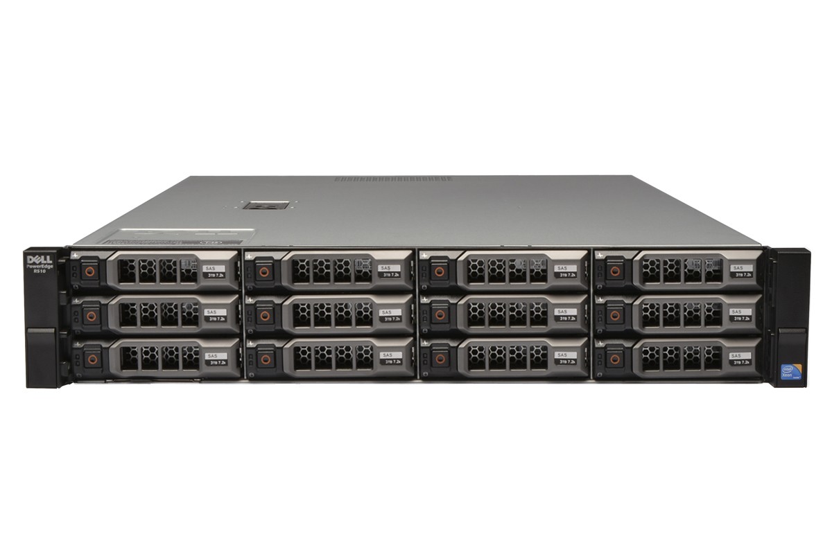 SERVER DELL POWEREDGE R510 DUAL XEON 2 x X5650 RAM 64G SATA 1TBX6 RAID H700 2U